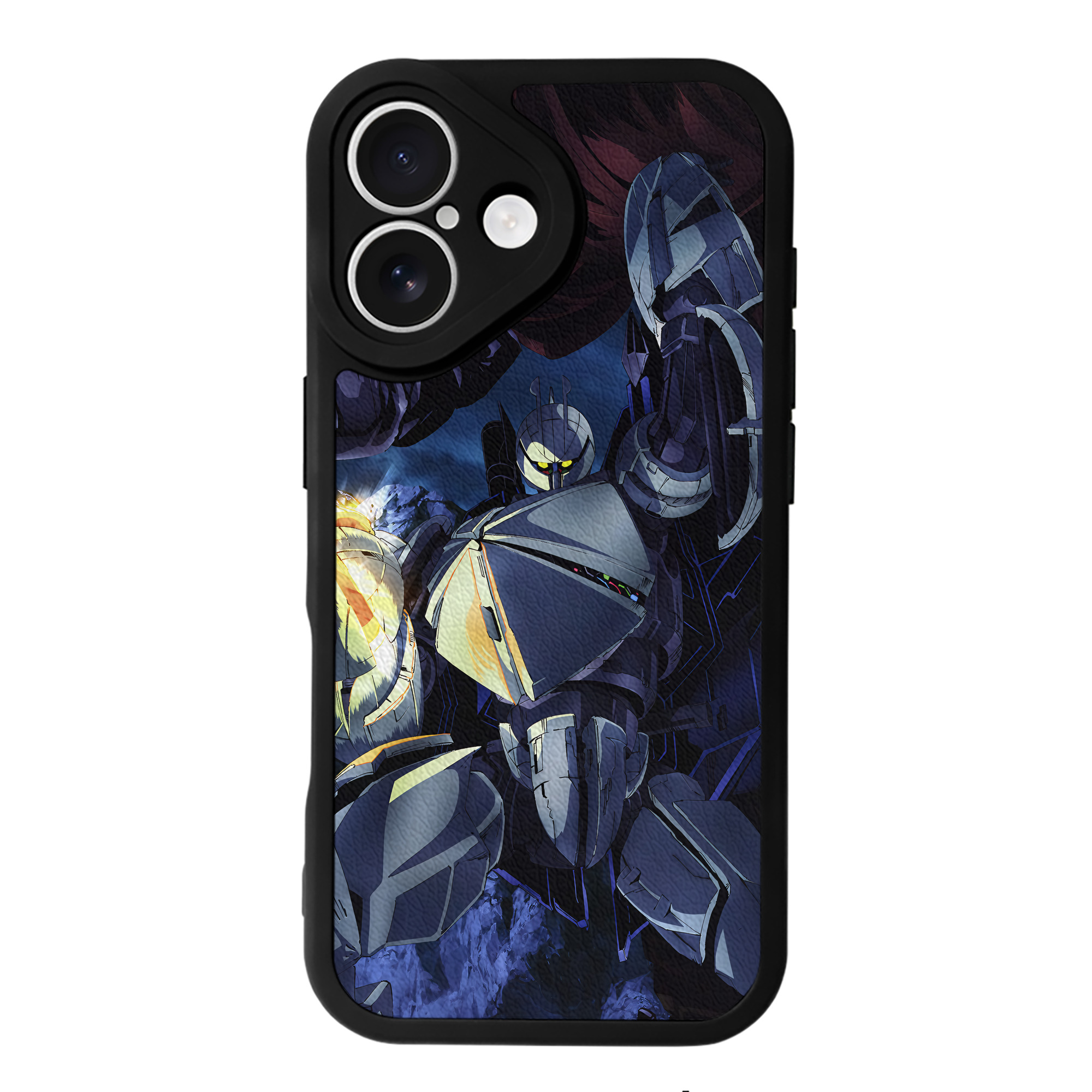 （画像用） 機動戦士ガンダム Mobile Suit Gundam 【iPhone 16シリーズ対応】シリコンスマホケース（レザー調） 材質：シリコン